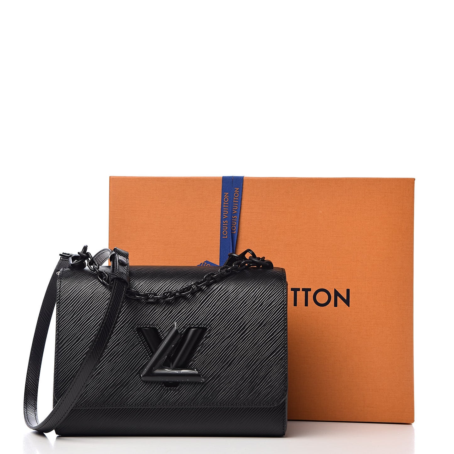 Epi Twist Shoulder Bag MM Matte Black