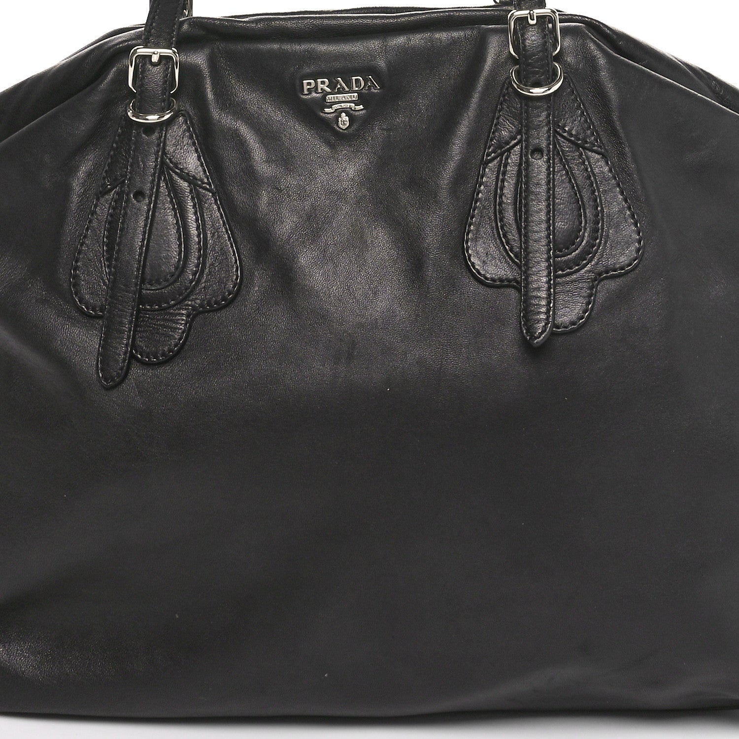 Prada Nappa Shoulder Bag Black 7 of 9