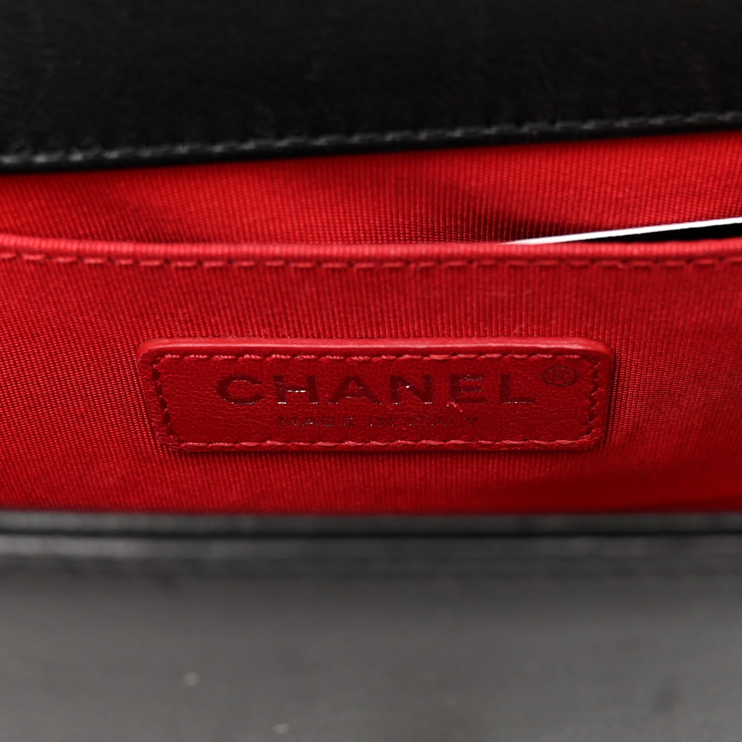 Chanel Lambskin Tweed Logo Embroidered Small Boy Flap White Red Black 5 of 10