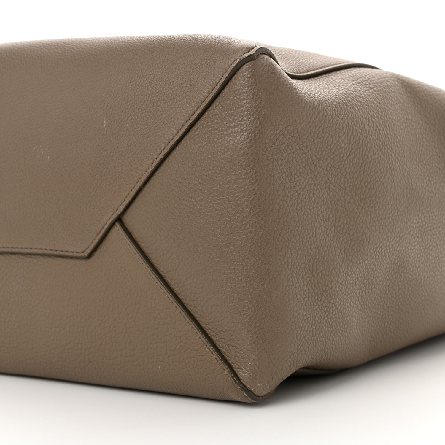 Celine Soft Grained Calfskin Small Belt Cabas Phantom Taupe 9 of 15