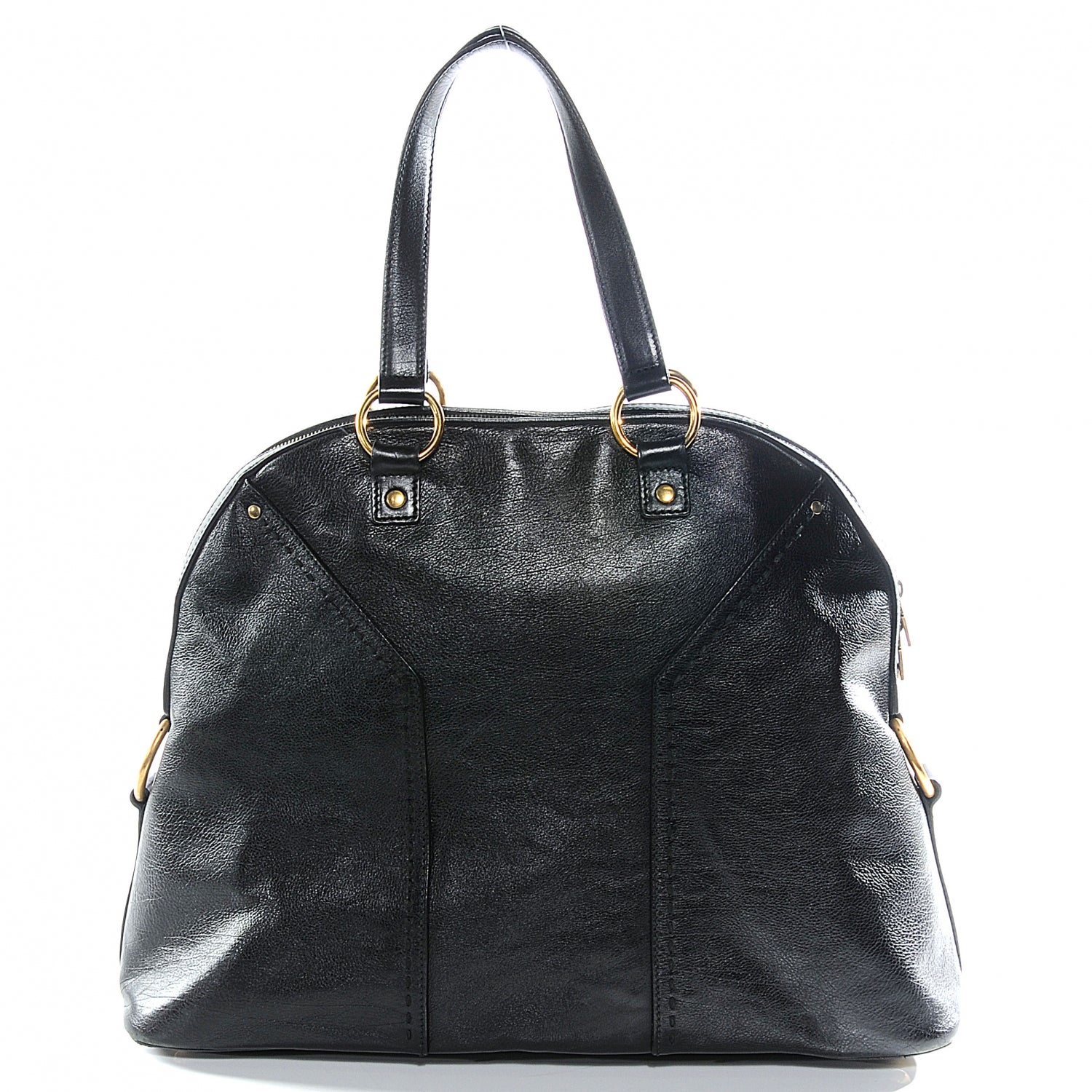 Saint Laurent Leather Oversized Muse Black 6 of 8