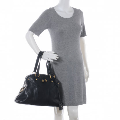 Saint Laurent Leather Large Muse Black 2 of 7