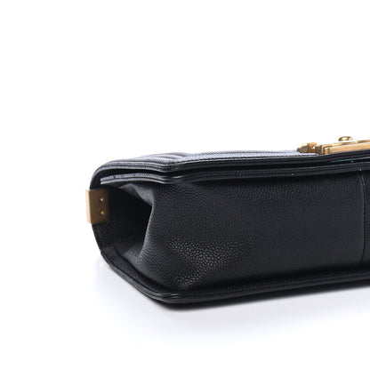 Chanel Caviar Quilted Medium Boy Flap Black 8 of 9