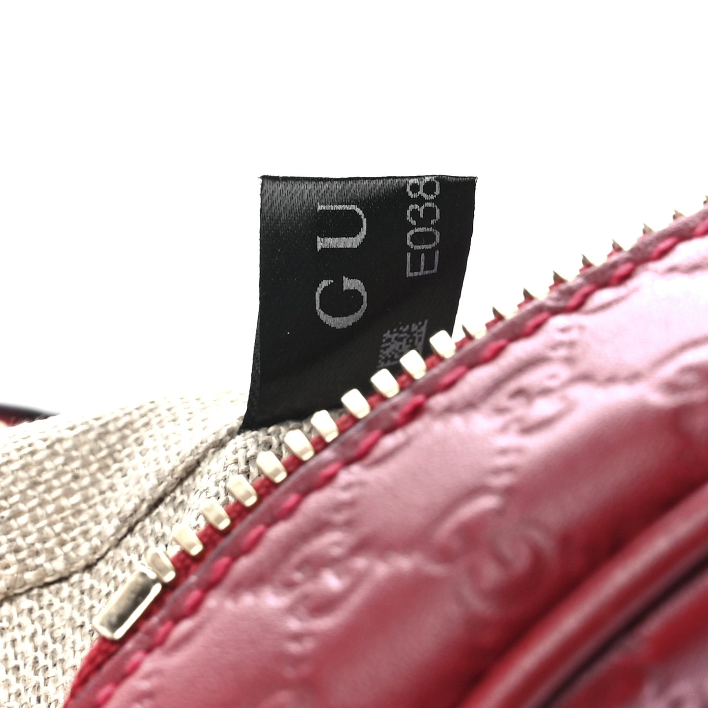 Microguccissima Mini Bree Messenger Bag Red