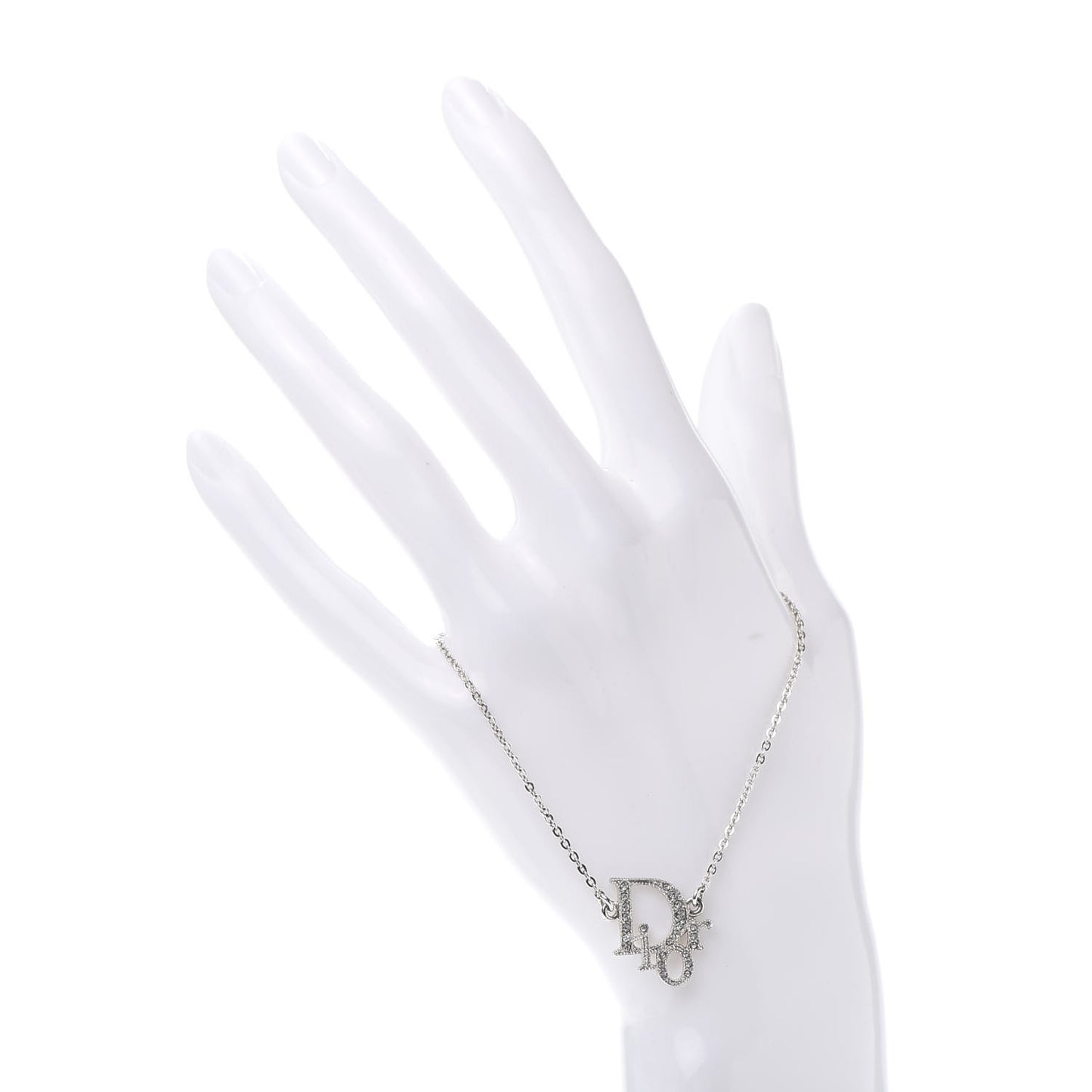 Crystal Logo Bracelet Silver