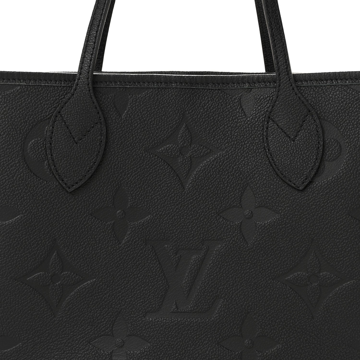 Louis Vuitton Empreinte Monogram Giant Neverfull MM Black 8 of 14