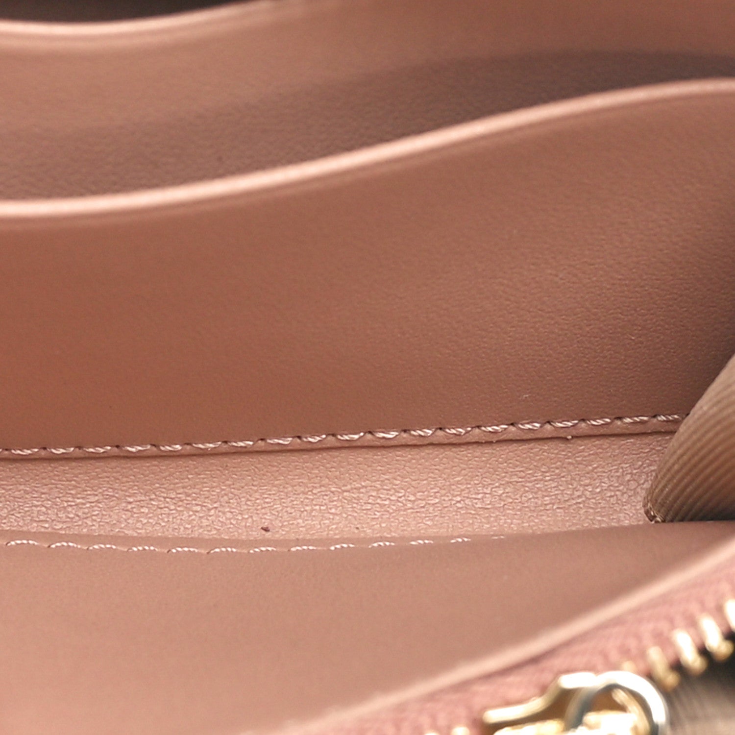 Christian Dior Lambskin Cannage Small Lady Dior Voyageur Coin Purse Rose Des Vents 5 of 9