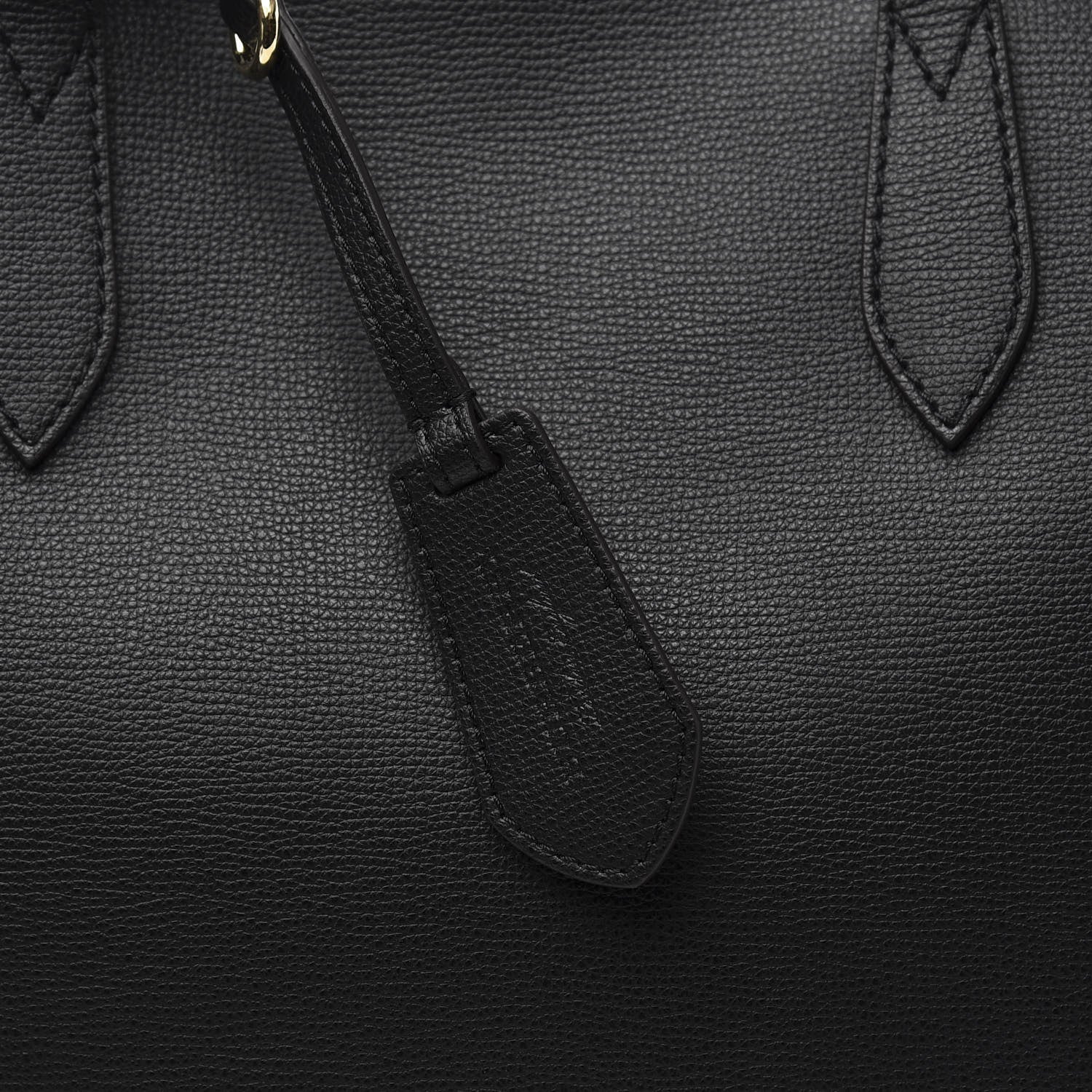 Burberry Grainy Calfskin Haymarket Colours Check Medium Zip Tote Black 10 of 12