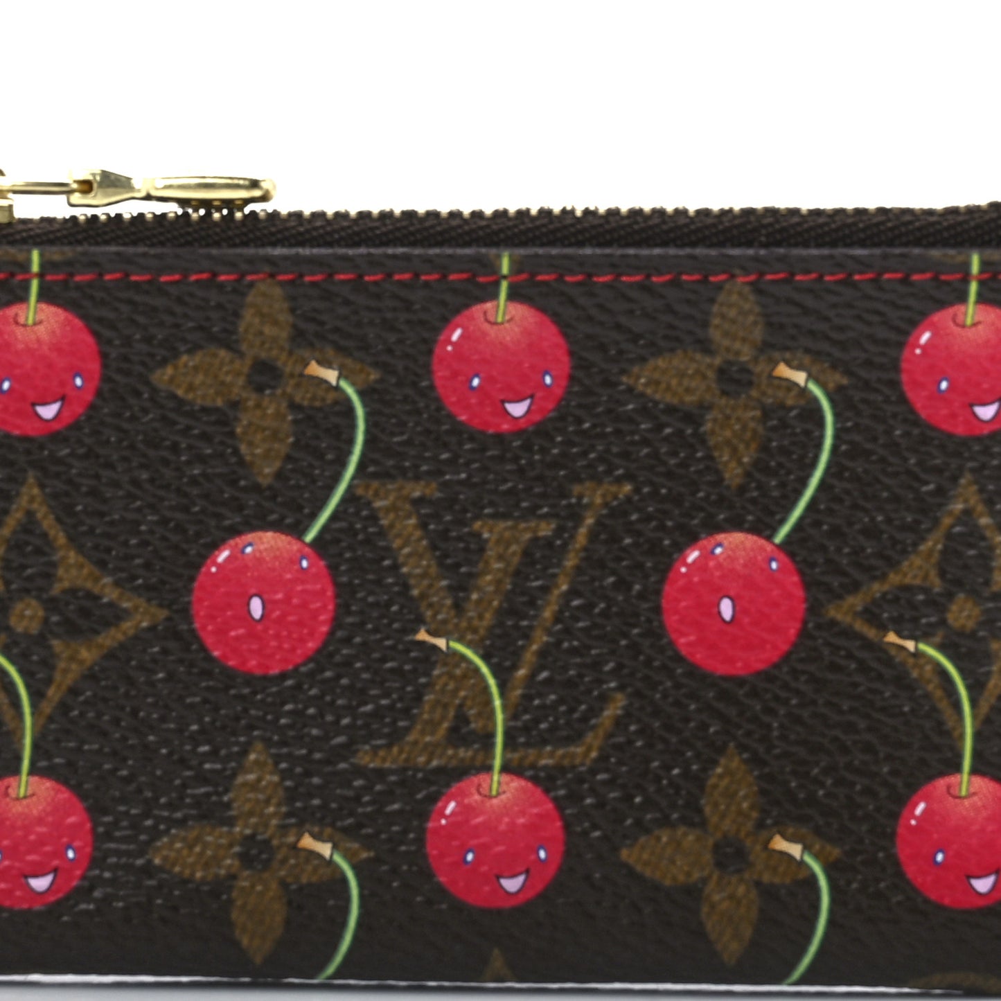 Monogram Cerises Key Pouch
