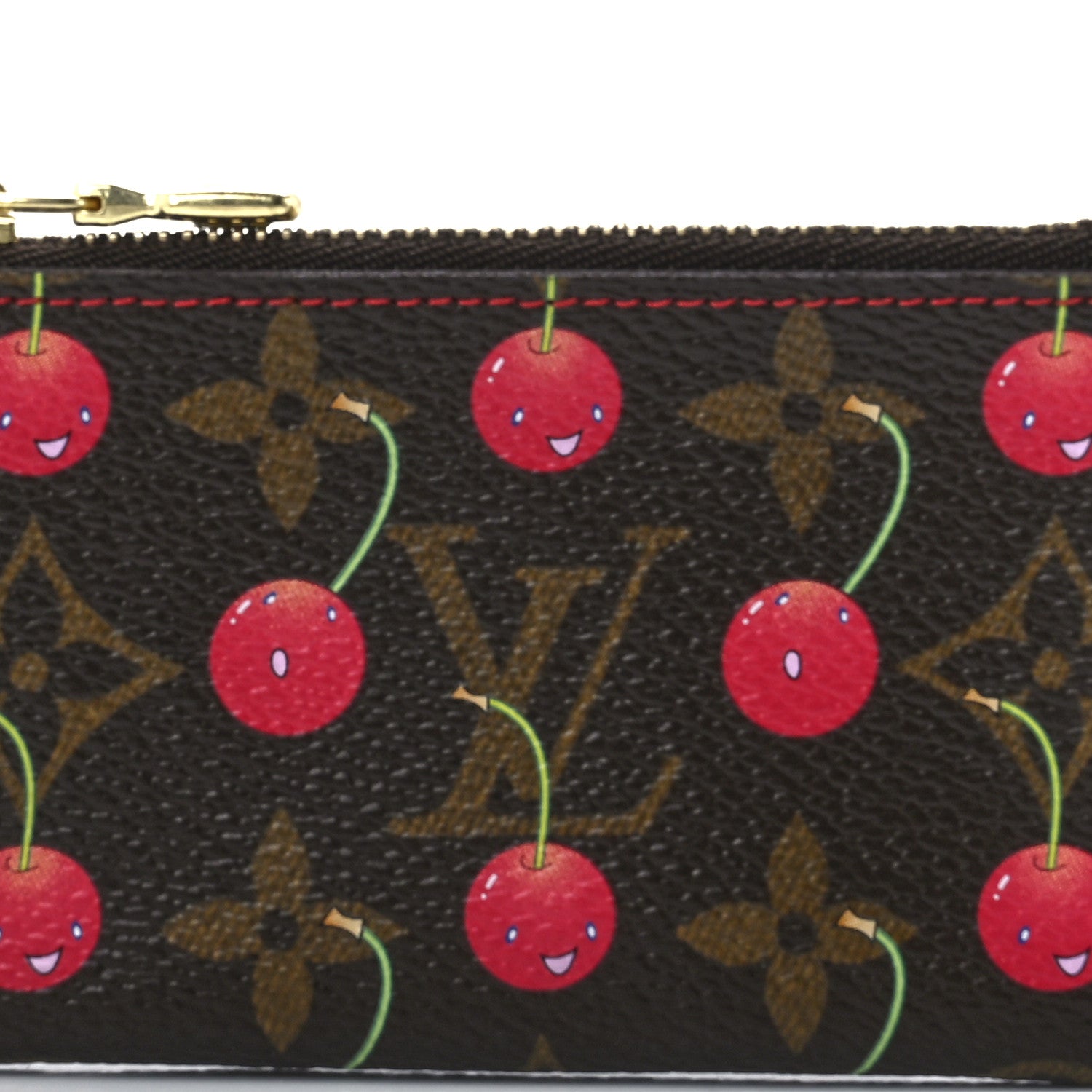 Louis Vuitton Monogram Cerises Key Pouch 7 of 10