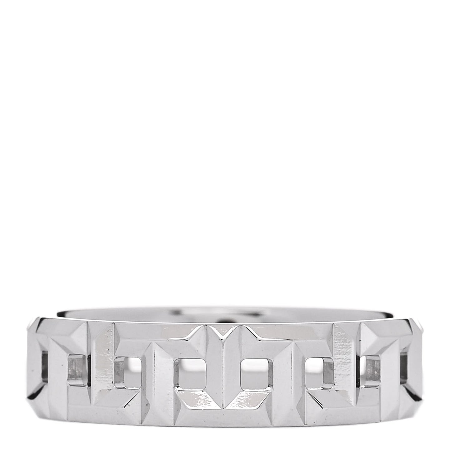 18K White Gold Wide T True Ring 58 8.5