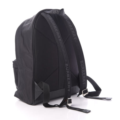 Burberry Nylon Logo Print Backpack Black 2 of 9