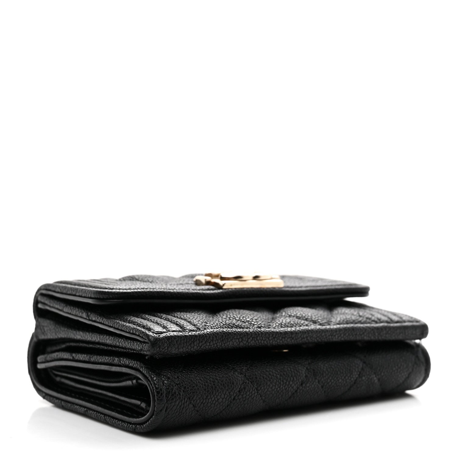 Chanel Caviar Quilted Small Boy Flap Wallet Black 4 of 8