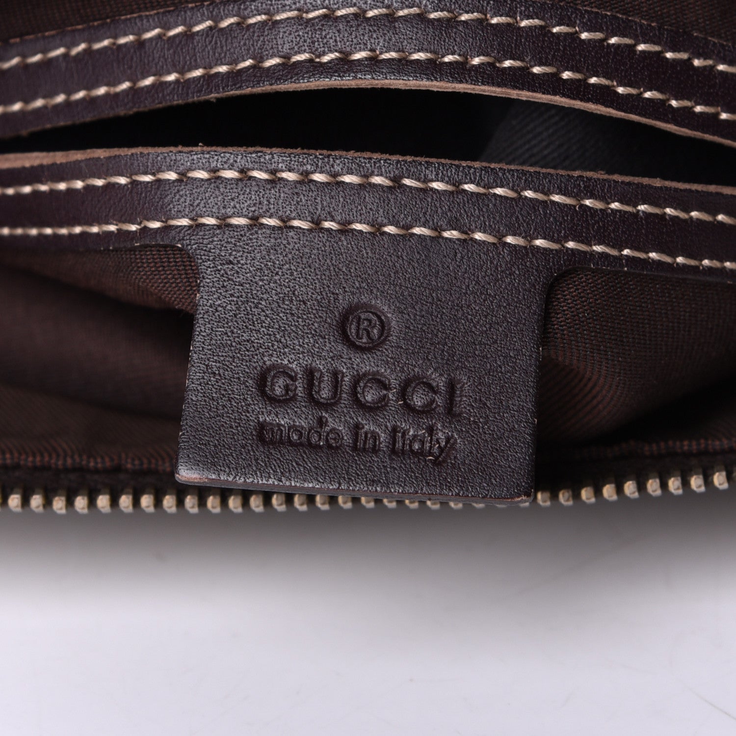 Gucci GG Plus Monogram Front Pocket Messenger Dark Brown 6 of 8