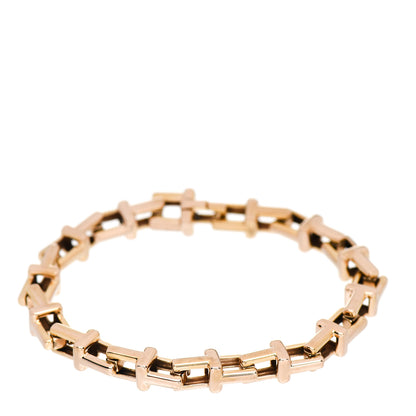Tiffany 18K Rose Gold T Chain Bracelet 1 of 4