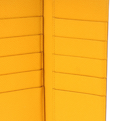 Hermes Epsom Bearn Gusset Wallet Jaune 14 of 14