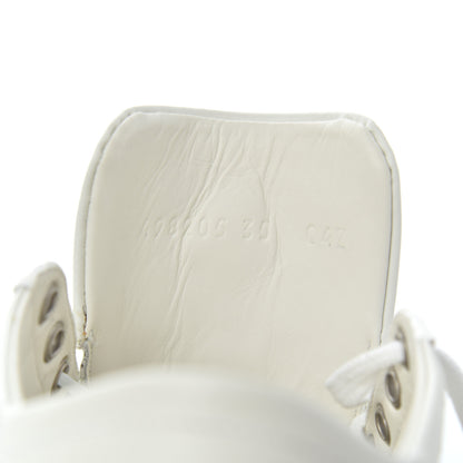 Gucci Calfskin Bee Star Embroidered Sylvie Web Ace Sneakers 35 White 8 of 20