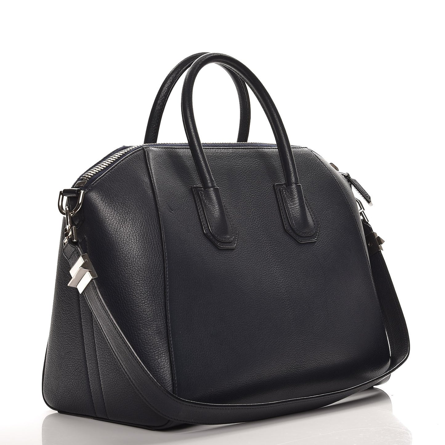 Sugar Goatskin Medium Antigona Navy