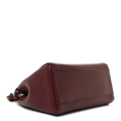 Fendi Nappa Mini Peekaboo Iconic Satchel Bordeaux 4 of 19
