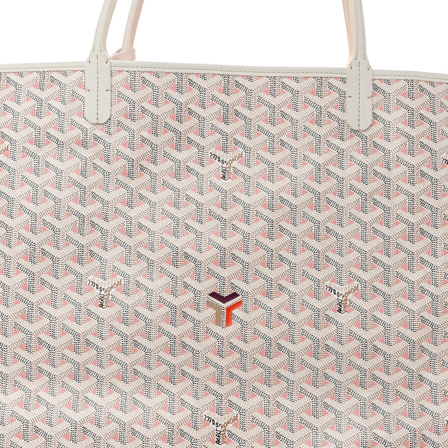 Goyardine Saint Louis Claire Voie GM White Pink