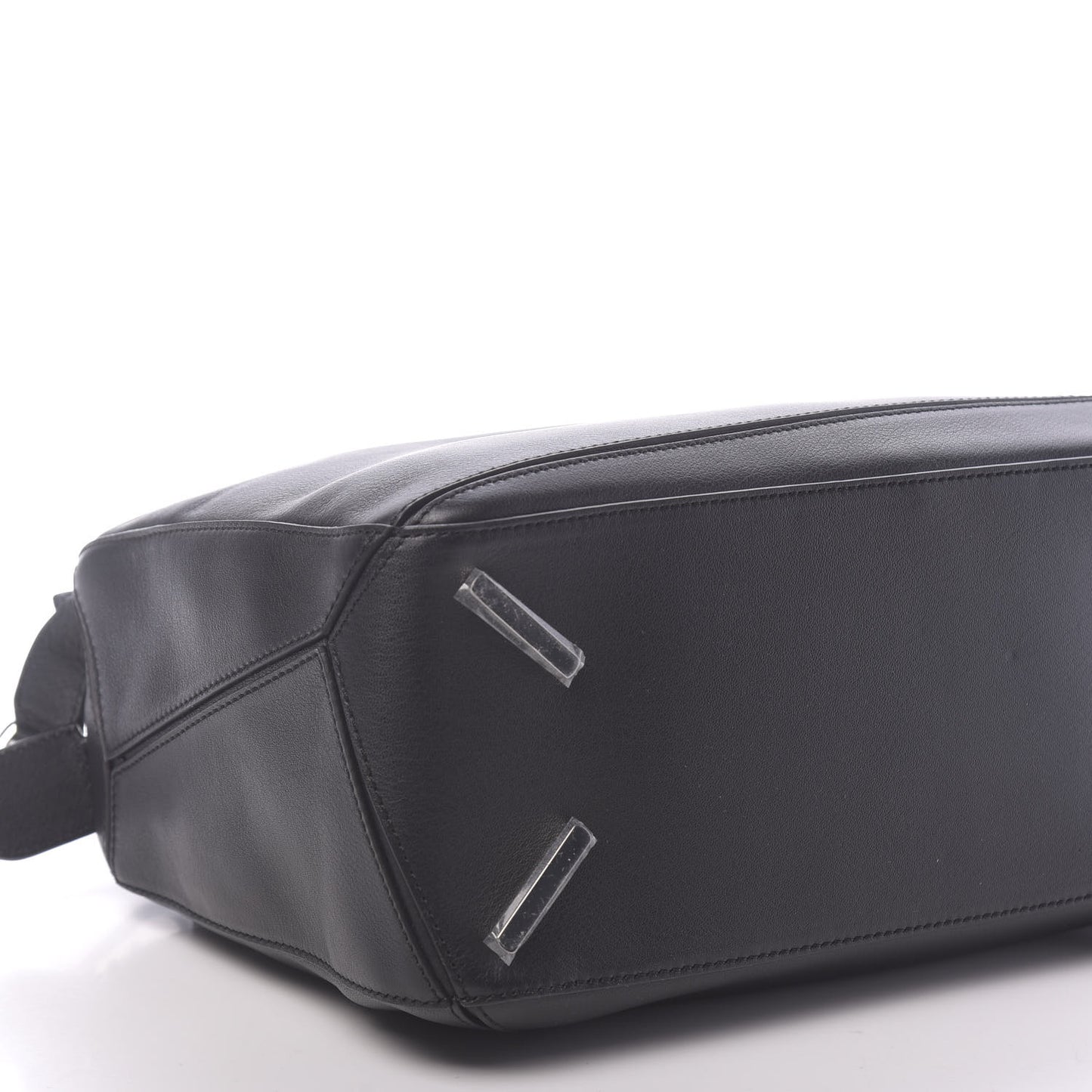Calfskin Medium Puzzle Bag Black