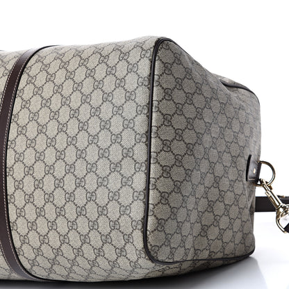 Gucci GG Plus Monogram Large Carry On Duffle Bag Brown 9 of 16