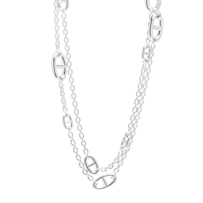 Hermes Sterling Silver Farandole Necklace 120 1 of 5