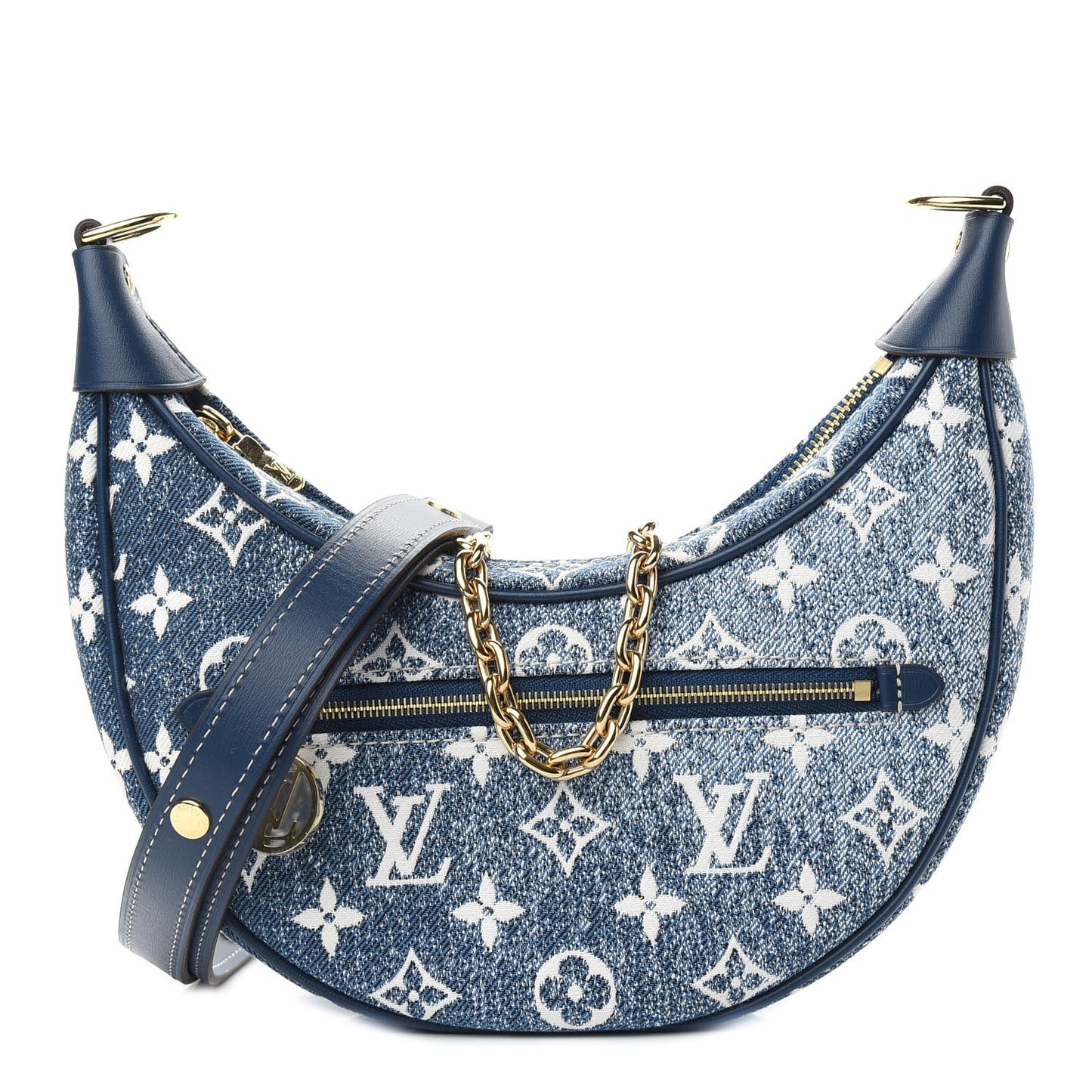 Monogram Jacquard Denim Loop Bleu