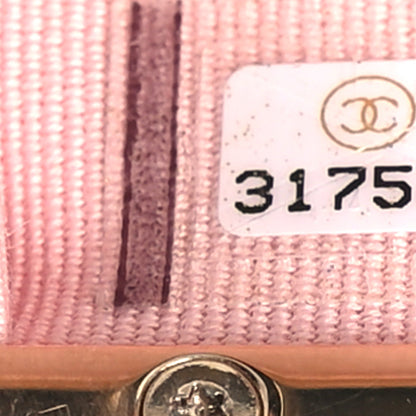 Chanel Lambskin Plexi Quilted CC Evening Clutch With Chain Black 7 of 10