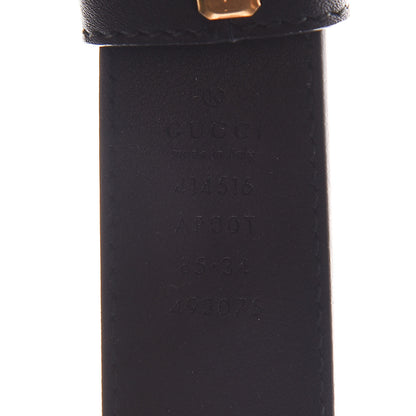 Gucci Calfskin Double G 30mm Belt 85 34 Black 4 of 6