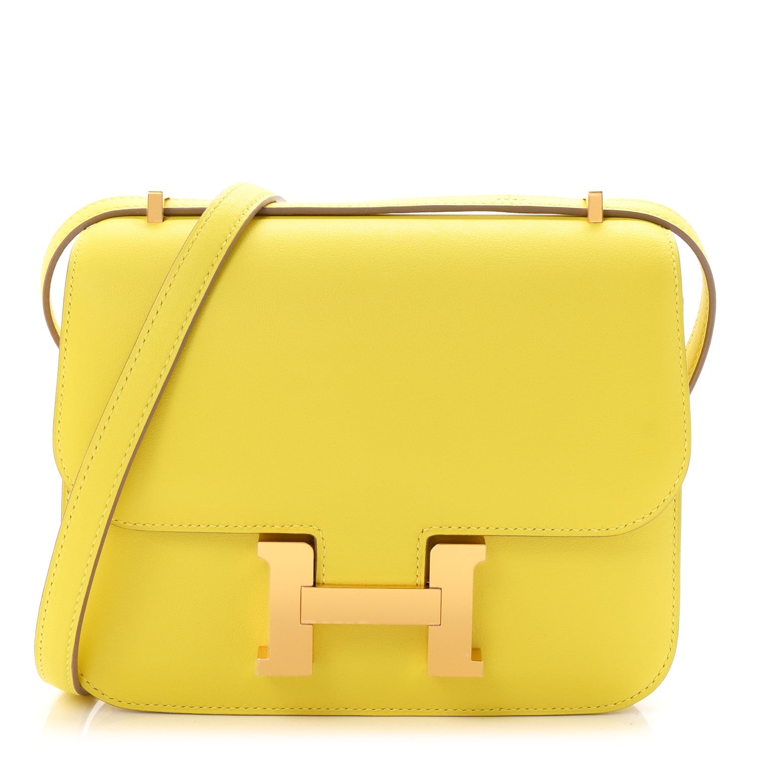 Hermes Swift Constance 18 Lime 1 of 11