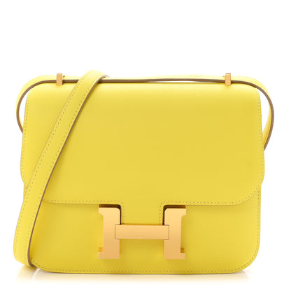Hermes Swift Constance 18 Lime 1 of 11