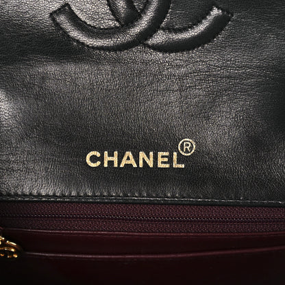 Chanel Lambskin Quilted Mini Square Flap Bag Black 5 of 12
