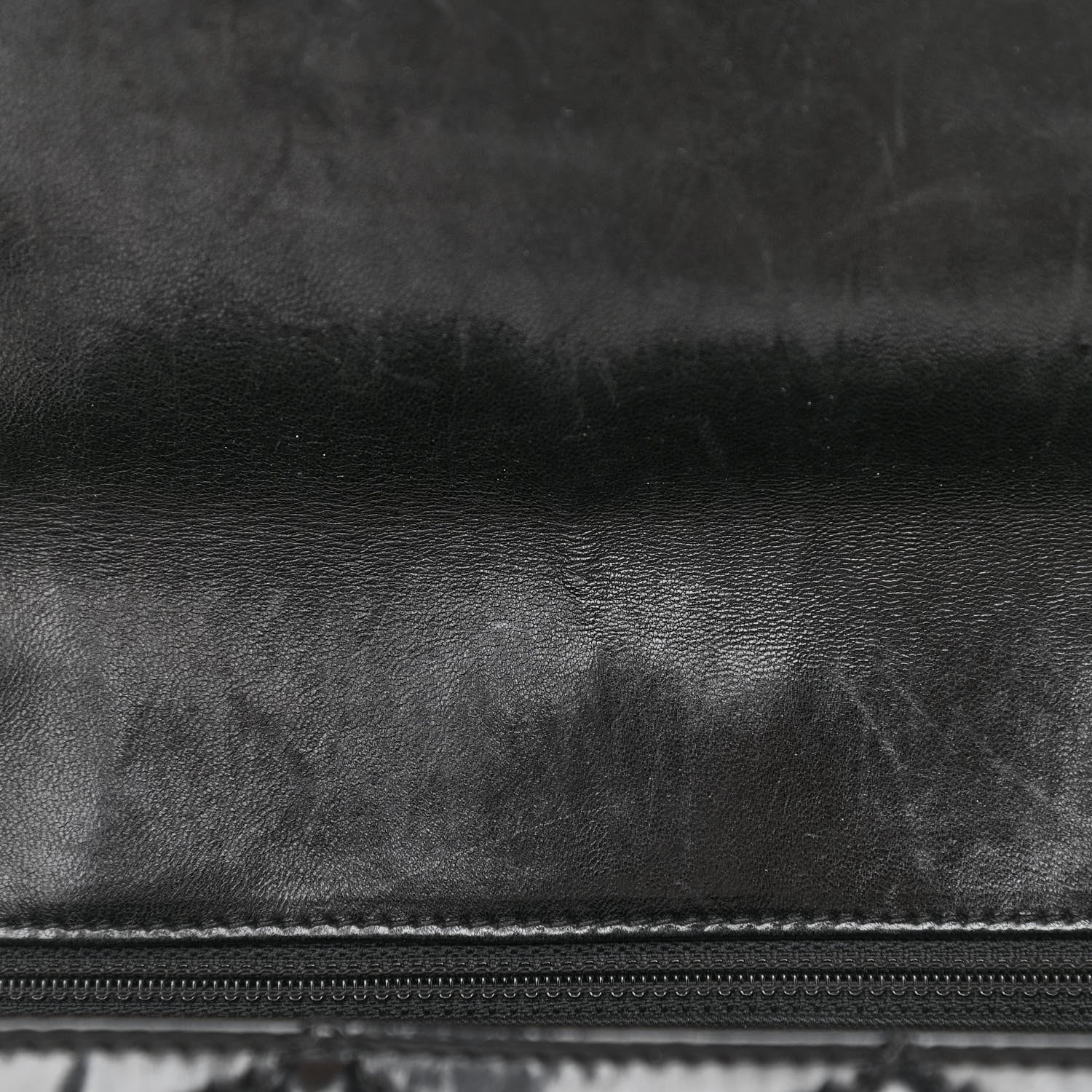 Chanel Vinyl Quilted In The Business Flap Bag Black 13 of 15