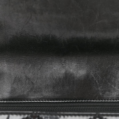 Chanel Vinyl Quilted In The Business Flap Bag Black 13 of 15
