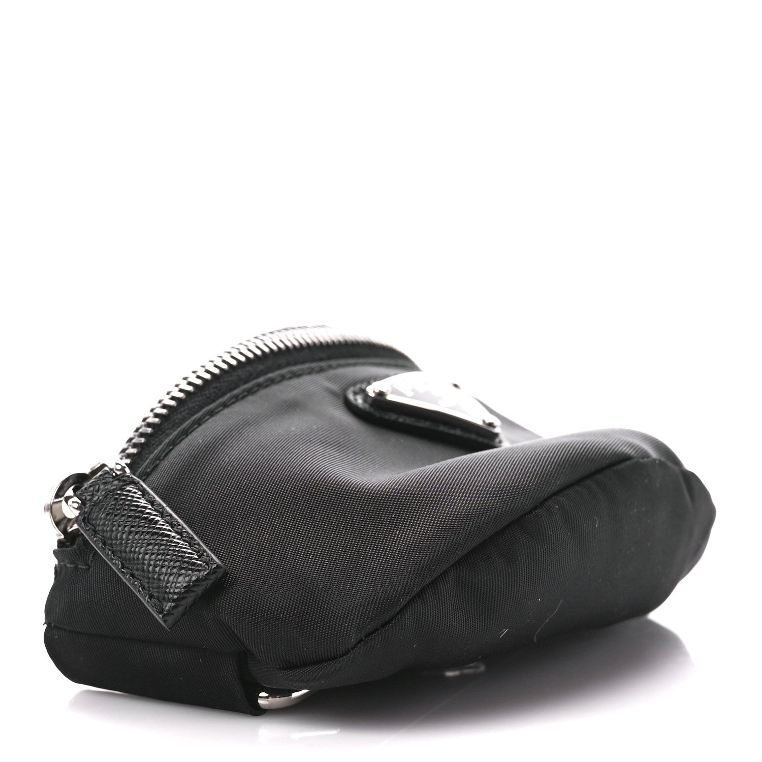 Prada Tessuto Nylon Wrist Pouch Black 4 of 10