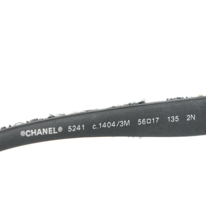 Chanel Tweed CC Sunglasses 5241 Black 4 of 7