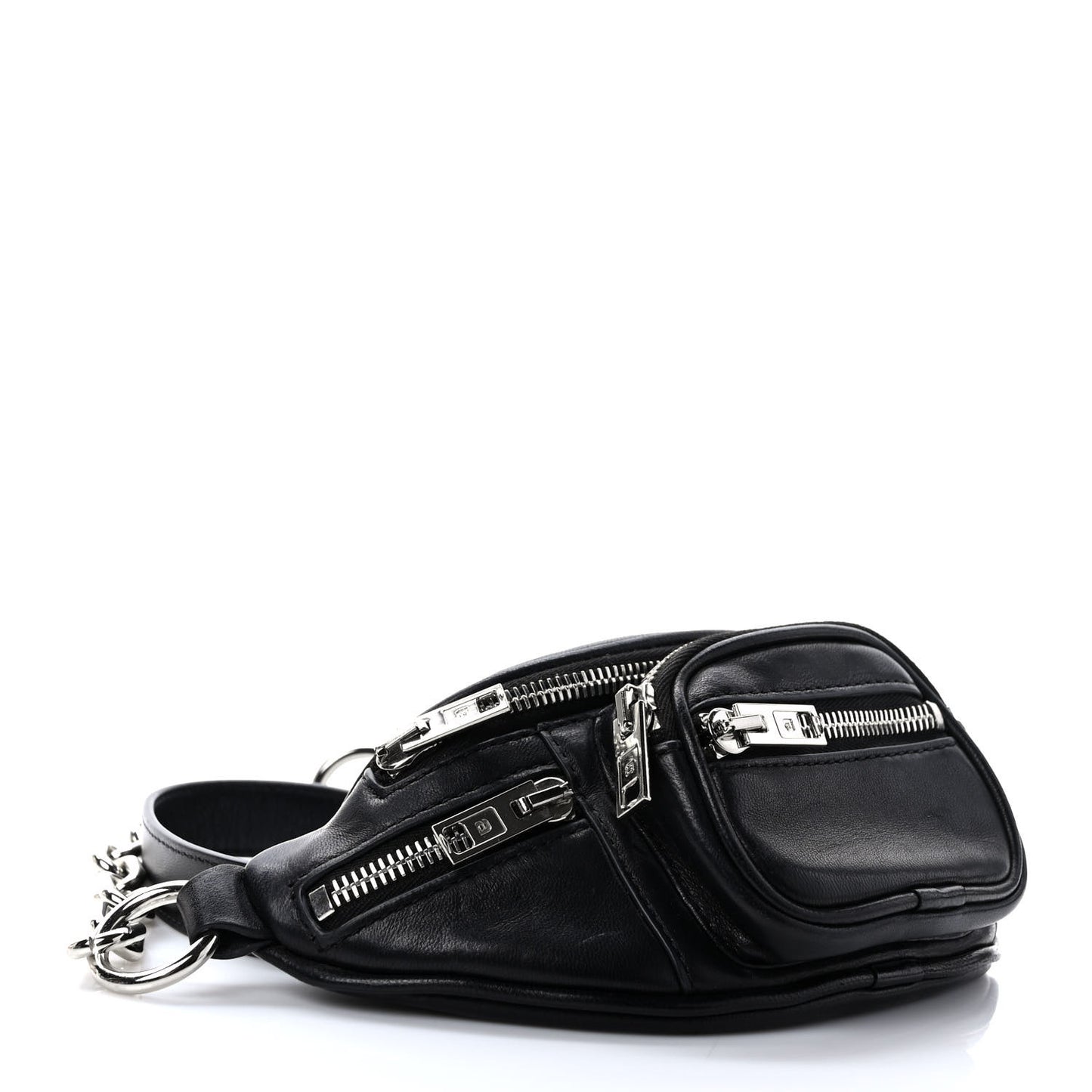 Lambskin Mini Attica Belt Bag Black