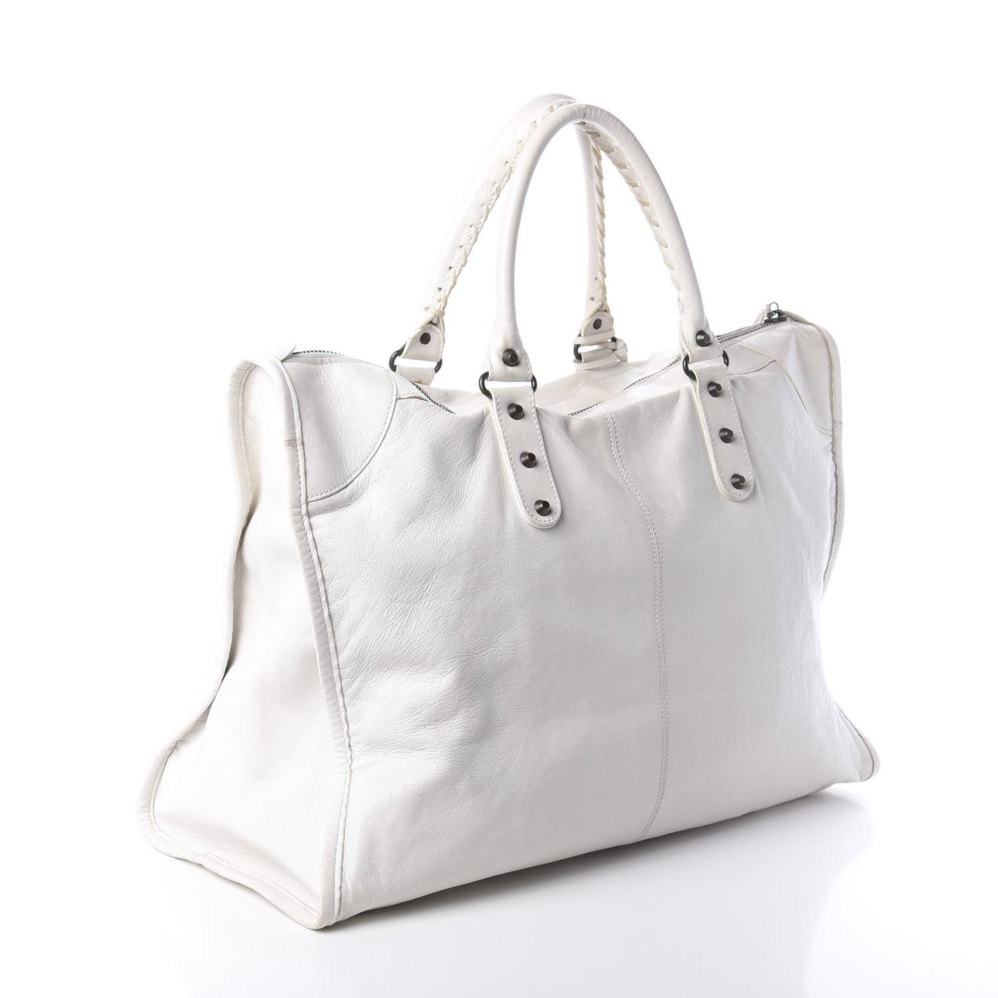 Agneau Classic Hardware Weekender White