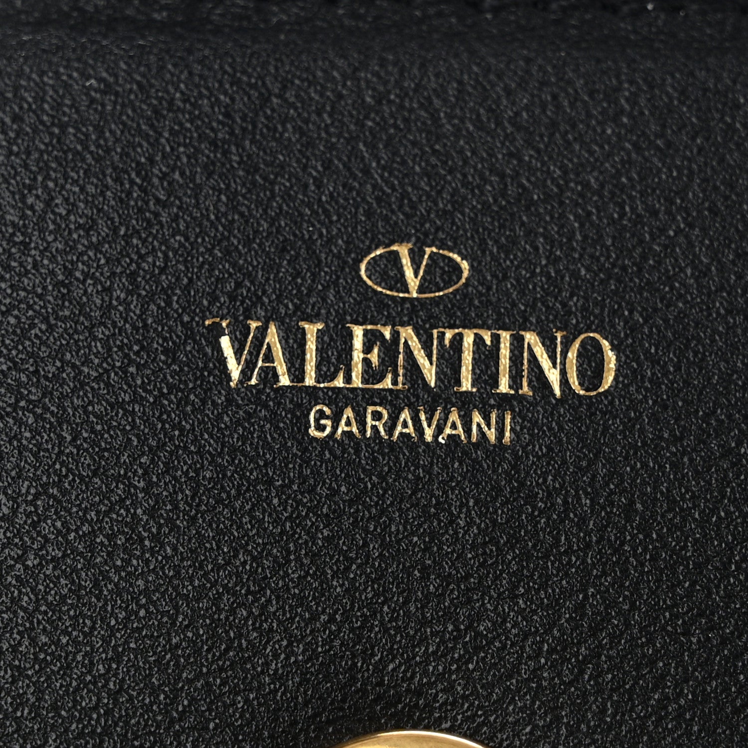 Valentino Garavani Calfskin Small Loco Wallet Black 6 of 11