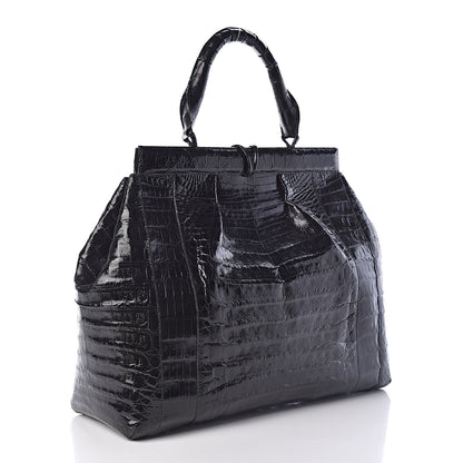 Nancy Gonzalez Crocodile Tote Black 3 of 9