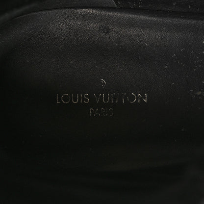 Louis Vuitton Suede Calfskin Monogram Laureate Platform Desert Boots 37.5 Black 8 of 9