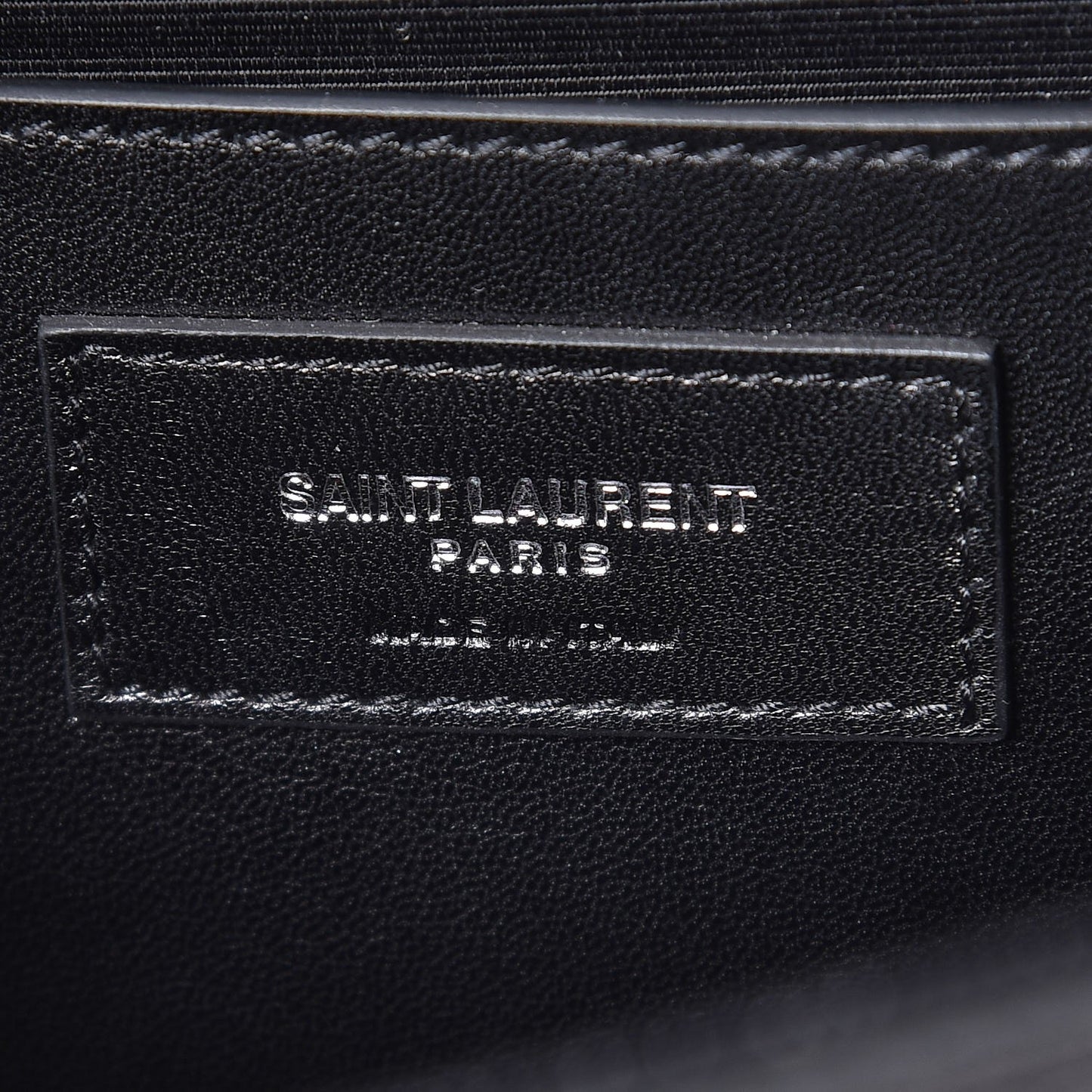 Grain De Poudre Medium Classic Monogram Kate Satchel Black