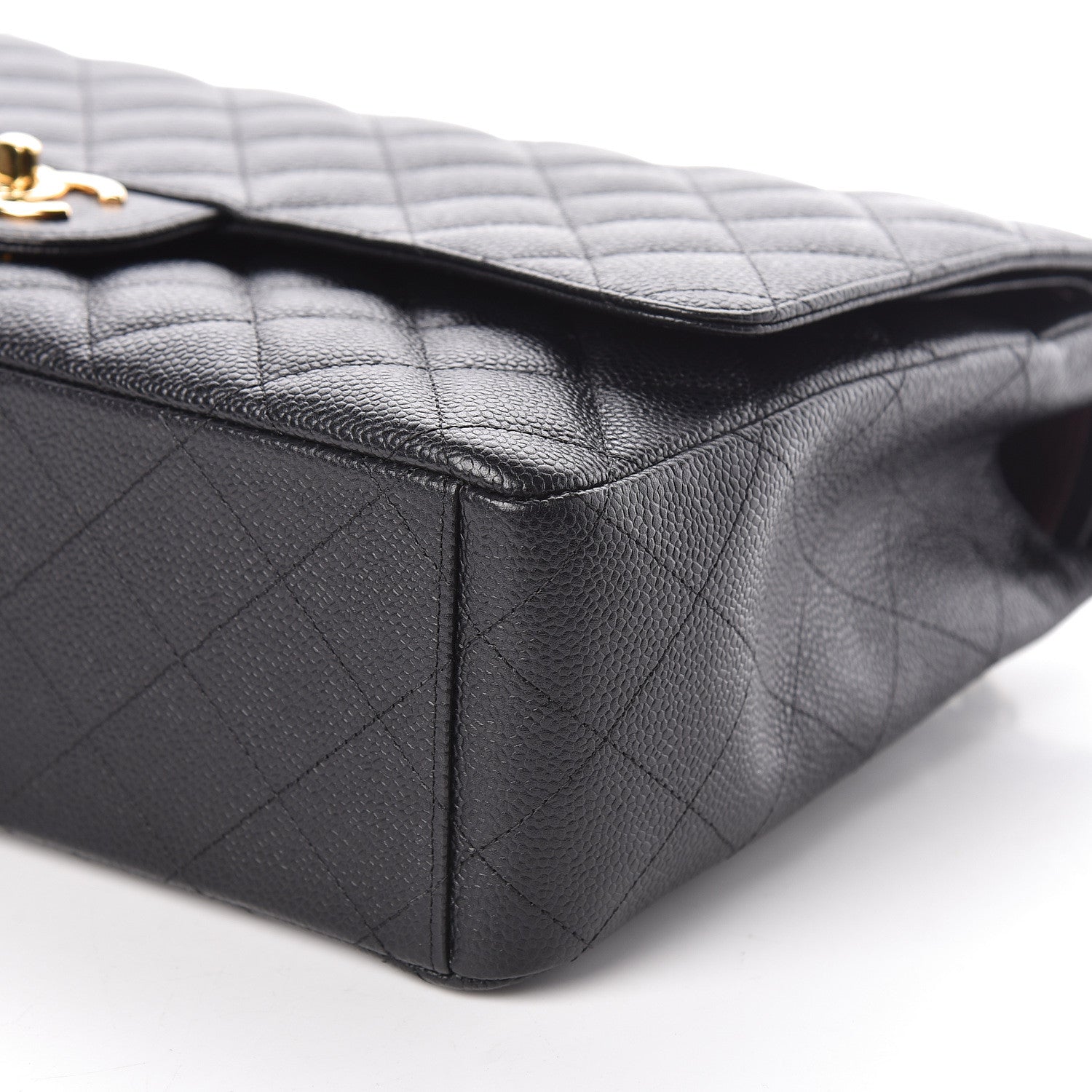 Chanel Caviar Quilted Maxi Double Flap Black 7 of 10
