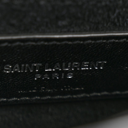 Saint Laurent Calfskin Medium Monogram Sunset Black 6 of 16