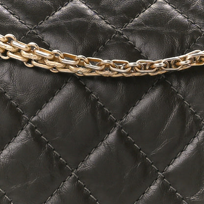 Chanel Aged Calfskin Quilted 2.55 Reissue 226 Flap Dark Khaki 9 of 11