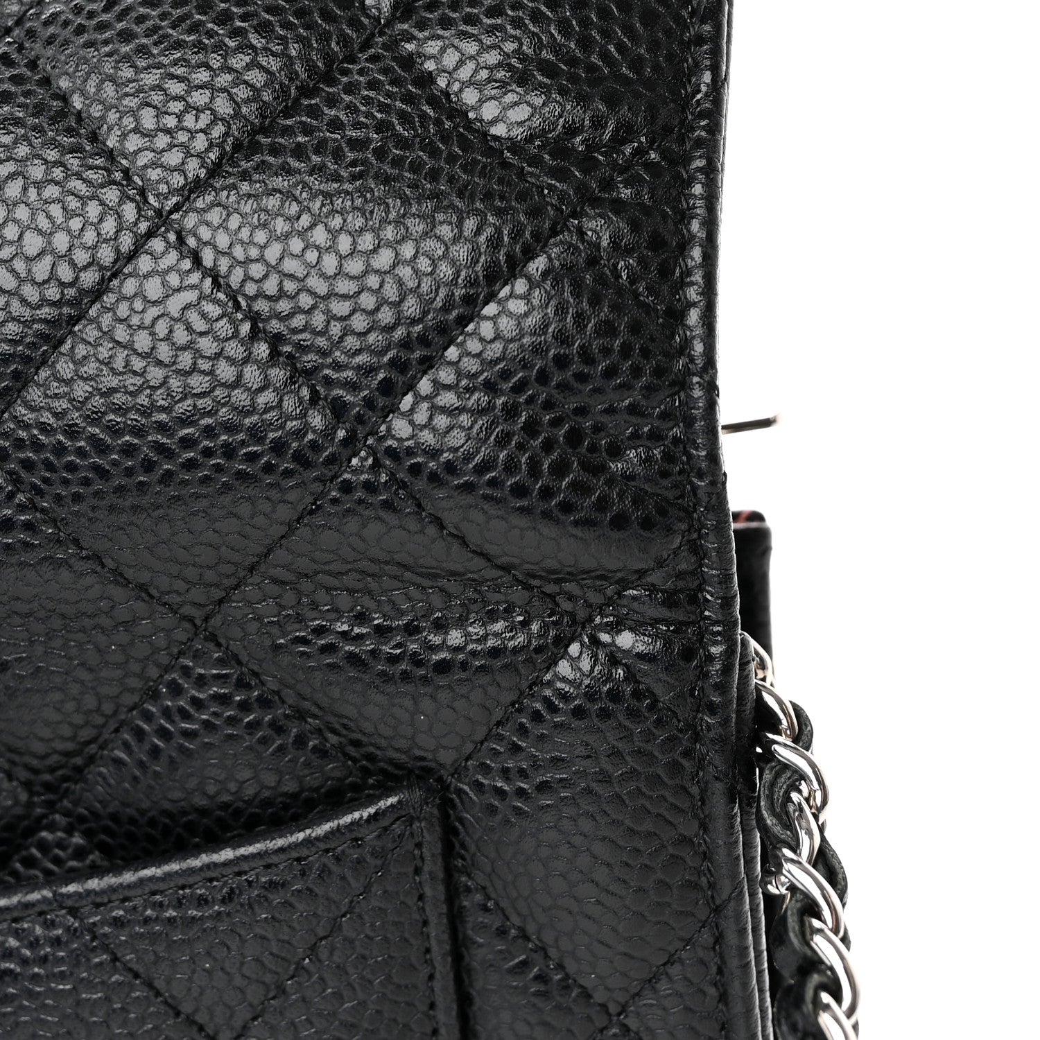 Chanel Caviar Quilted Wallet on Chain WOC Black 13 of 16