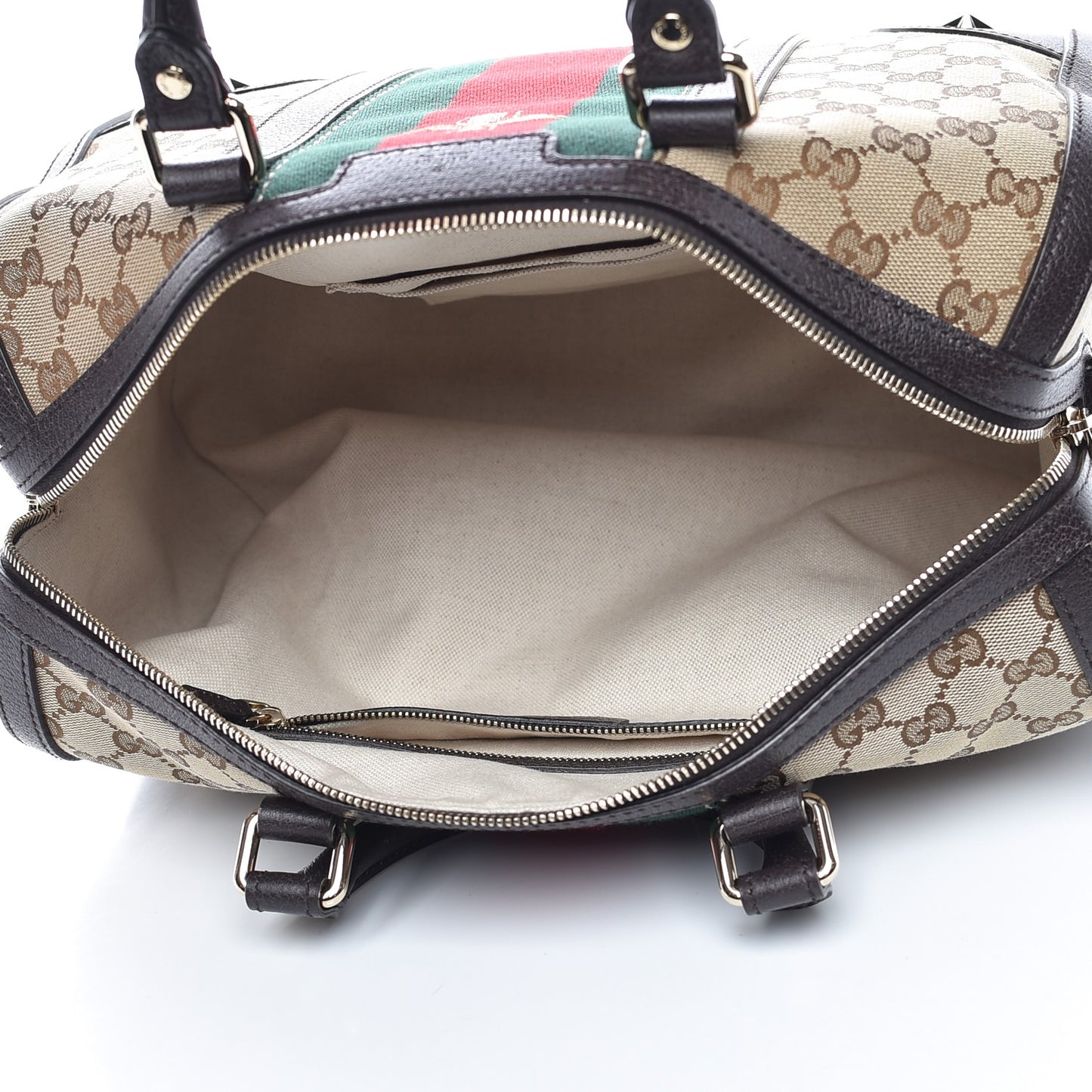 Monogram Vintage Web Medium Webby Bee Boston Dark Brown