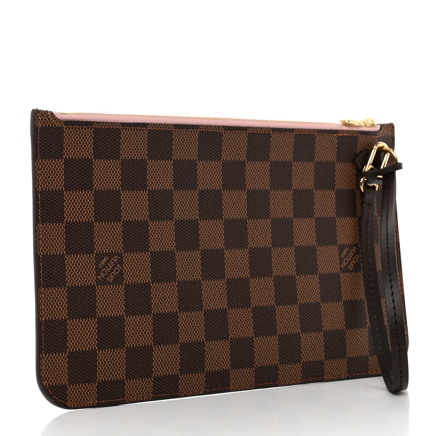 Louis Vuitton Damier Ebene Neverfull MM GM Pochette Rose Ballerine 3 of 6