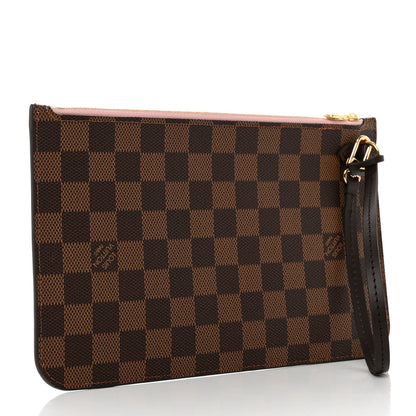 Louis Vuitton Damier Ebene Neverfull MM GM Pochette Rose Ballerine 3 of 6